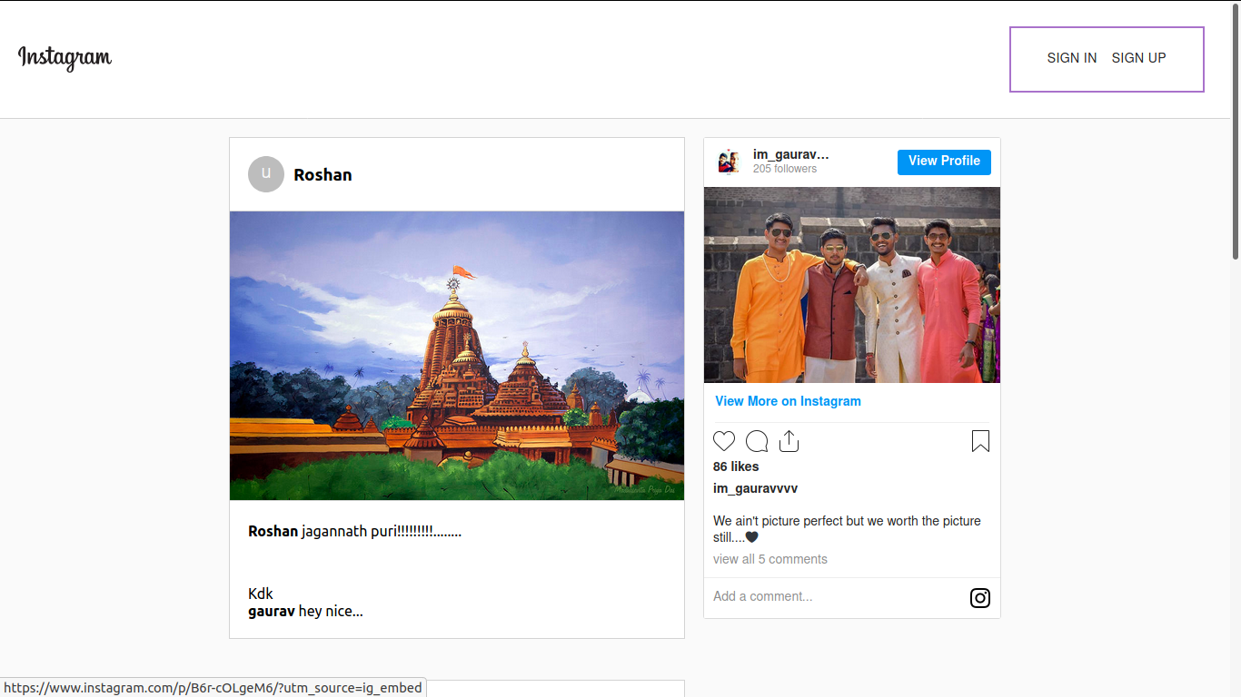 #peronal portfolio #portfolio #sea food store #instagram #instagram clone #amazon #amazon clone #whatsapp #whatsapp clone... - Gaurav Jangam | Software Developer